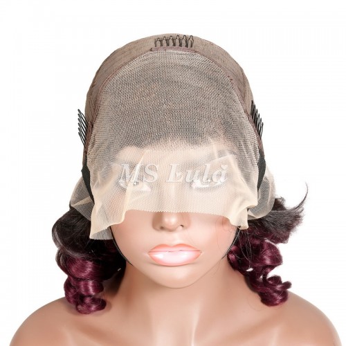 1B/99J Ombre Color Loose Wave 13x4 Lace Front Wigs | Human Hair Wig | Lace Front